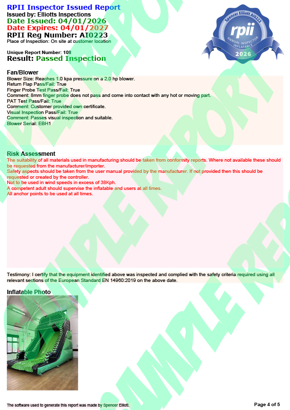 Inflatable Tester Inflatable Tester